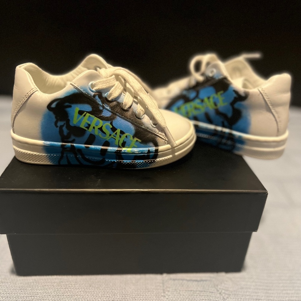 Versace Kids Graffiti Sneaker Size 20